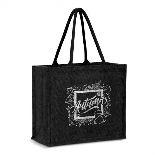Printed XL Colour Match Jute Totes